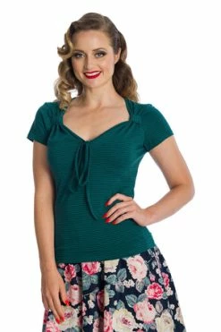 Banned Danni Top -Burleska shop 06 29 TP10424GREEN 0176 300x
