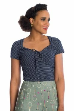 Banned Danni Top -Burleska shop 06 29 TP10424 20NAVY 0562 300x