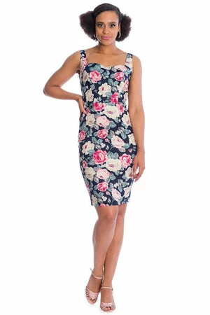 Banned Rose Bloom Pencil Dress 5 Banned Rose Bloom Pencil Dress - Image 3