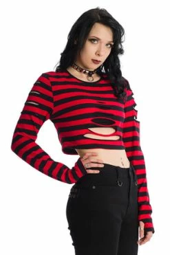 Banned Chantrea Top -Burleska shop 1625831523TP10385RED 0344 300x