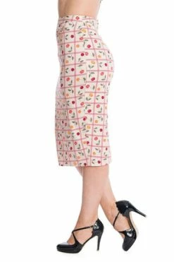 Banned Country Cherry Pencil Skirt 8 Banned Country Cherry Pencil Skirt -Burleska shop 162747536206 29 CA21131GREEN 20SK25357 20OFF 20WHITE 0579 300x