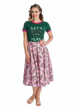 Banned Summer Berry Skirt -Burleska shop 162747912406 29 SK25361PINK 20TP10453GREEN 0284 300x