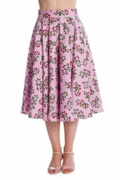 Banned Summer Berry Skirt