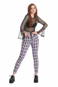 Banned Morwenna Mesh Top -Burleska shop 1641211949TR31140 20PUR 20CHECK 20TP10340 20BLK2991 300x