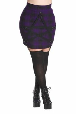 Banned Rhan Skirt 18 Banned Rhan Skirt -Burleska shop 1642519039SK25406PUR 203636 300x