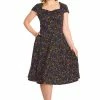 Banned All Hallows Cat Fit & Flare Dress -Burleska shop 1642524906DR167611493 300x