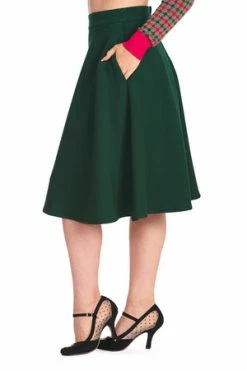 Banned Etta Swing Skirt -Burleska shop 1642527226SK25383 20GRN0196 300x