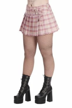 Banned Darkdoll Mini Skirt 54 Banned Darkdoll Mini Skirt -Burleska shop 1658745035SBN216 20PINK 20WHT 2 300x