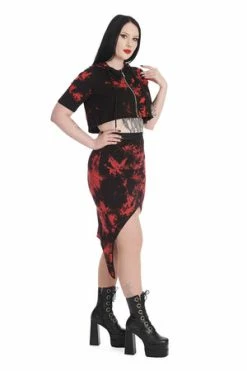 Banned Tears In Heaven Skirt -Burleska shop 1658745113SK25336 20RED 2 300x