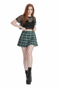 Banned Chicks With Kiks Skirt 28 Banned Chicks With Kiks Skirt -Burleska shop 1658745462SK25404GREEN 2 300x