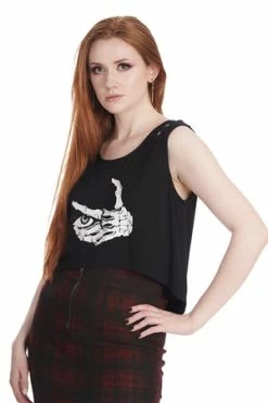 Banned Horror Show Top -Burleska shop 1658747492TP10412BLK 3 300x