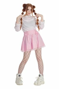 Banned Sakura Skirt -Burleska shop 1659022582SK25412 20PINK 2 300x