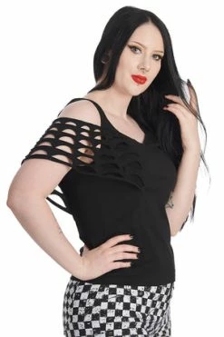 Banned Broken Wings Top 8 Banned Broken Wings Top -Burleska shop 1659024995TP10510 20BLK 3 300x