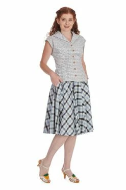 Banned Soft Sail Blouse -Burleska shop 1659038275BL14152WHT13080 300x