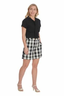 Banned Summer Ahoy Blouse -Burleska shop 1659038695BL14156BLK 20ST81070 20BLK 20WHT12956 300x