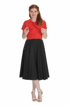 Banned Summer Ahoy Blouse -Burleska shop 1659041357SK25433BLK 20BL14156RED12599 300x