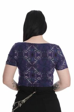 Banned Snake Charm Top -Burleska shop 1659540278TP10564 20PURPLE 3 300x