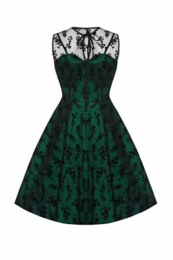 Voodoo Vixen Begonia Floral Skater Dress -Burleska shop Begonia Floral Skater Dress Voodoo Vixen 5 197a2140 b472 4bbd 9d13 ddf347c72382 300x