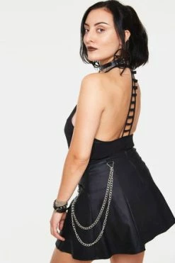 Jawbreaker Chiffon Ladder Straps Top -Burleska shop Chiffon Ladder Straps Top Jawbreaker 2 300x