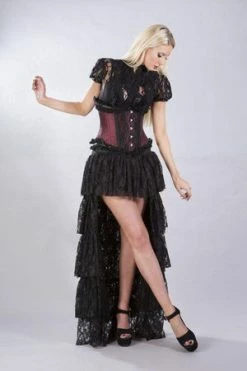 Burleska Elizium Steel Boned Underbust Corset In Taffeta 26 Burleska Elizium Steel Boned Underbust Corset In Taffeta -Burleska shop Elizium Steel Boned Underbust Corset In Taffeta Burleska 4 300x