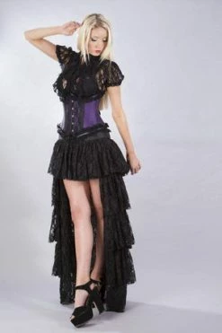 Burleska Elizium Steel Boned Underbust Corset In Taffeta 28 Burleska Elizium Steel Boned Underbust Corset In Taffeta -Burleska shop Elizium Steel Boned Underbust Corset In Taffeta Burleska 6 300x