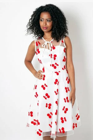 Voodoo Vixen Fanny Ann Cherry Embroidery Dress 3 Voodoo Vixen Fanny Ann Cherry Embroidery Dress