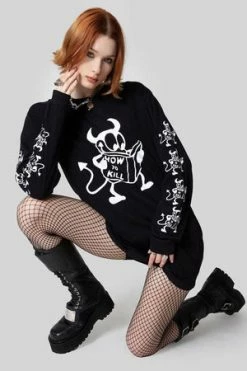 Long Clothing How To Kill - Long Sleeve - Unisex -Burleska shop How To Kill Long Sleeve Unisex Long Clothing 3 300x