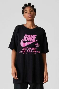 Long Clothing Illegal Rave T-shirt - Unisex -Burleska shop Illegal Rave T shirt Unisex Long Clothing 12 300x