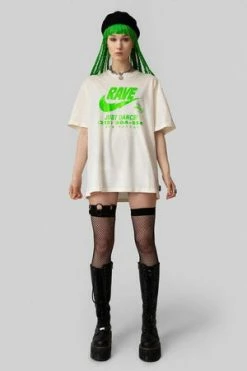 Long Clothing Illegal Rave T-shirt - Unisex -Burleska shop Illegal Rave T shirt Unisex Long Clothing 8 300x