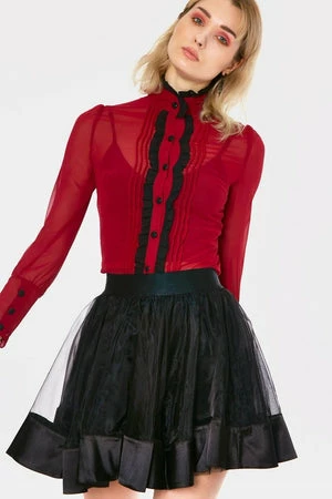 Jawbreaker Mesh Mini Skirt 3 Jawbreaker Mesh Mini Skirt