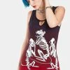 Jawbreaker No Evil Creepy Cats Ombre Top