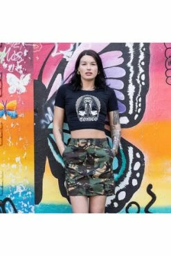 Toxico Nun Cropped Tee -Burleska shop Nun Cropped Tee Toxico 3 300x