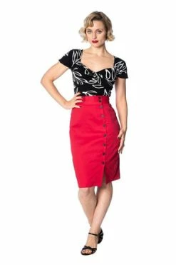 Banned Palm Twist Front Top -Burleska shop Palm Twist Front Top Banned 3 300x
