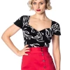 Banned Palm Twist Front Top 1 Banned Palm Twist Front Top -Burleska shop Palm Twist Front Top Banned 300x