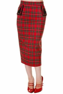 Banned Pencil Skirt -Burleska shop Pencil Skirt Banned 3 300x