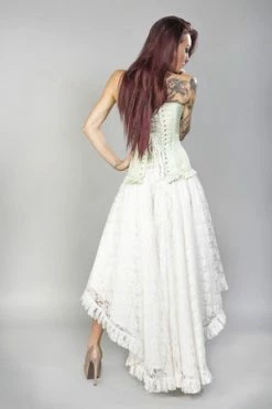 Burleska Petra Zip Long Line Overbust Burlesque Corset In King Brocade -Burleska shop Petra Zip Long Line Overbust Burlesque Corset In King Brocade Burleska 13 300x