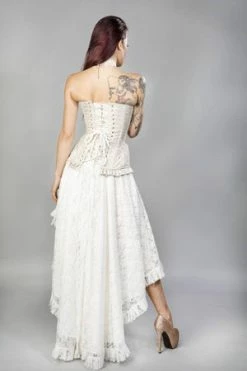 Burleska Petra Zip Long Line Overbust Burlesque Corset In King Brocade -Burleska shop Petra Zip Long Line Overbust Burlesque Corset In King Brocade Burleska 7 300x