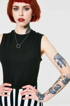 Jawbreaker Recently Deceased Striped Dress -Burleska shop Recently Deceased Striped Dress Jawbreaker 4 300x