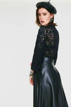 Jawbreaker Ruffling Feathers Lace Top -Burleska shop Ruffling Feathers Lace Top Jawbreaker 2 300x