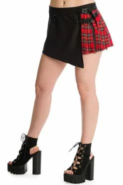 Banned Pandora Mini Skirt -Burleska shop SK25366 20BLK 20RED 20 1338 300x