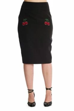 Banned Cherry Jane Pencil Skirt