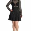 Banned Astaroth Skirt -Burleska shop SK25375BLK 1053 300x
