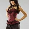 Burleska Sophia Overbust Steel Boned Corset In Taffeta -Burleska shop Sophia Overbust Steel Boned Corset In Taffeta Burleska 300x