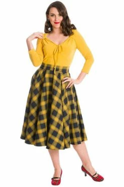Banned Sweet Check Swing Skirt -Burleska shop Sweet Check Swing Skirt Banned 12 300x