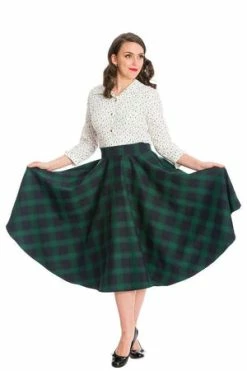 Banned Sweet Check Swing Skirt -Burleska shop Sweet Check Swing Skirt Banned 8 300x