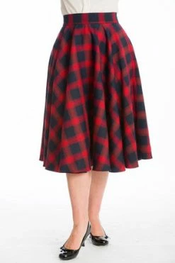 Banned Sweet Check Swing Skirt
