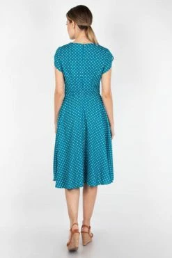 Voodoo Vixen Tabby Polka Dot Tea Dress 25 Voodoo Vixen Tabby Polka Dot Tea Dress -Burleska shop Tabby Polka Dot Tea Dress Voodoo Vixen 4 300x