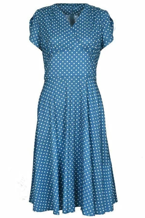Voodoo Vixen Tabby Polka Dot Tea Dress 8 Voodoo Vixen Tabby Polka Dot Tea Dress - Image 6