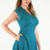 Voodoo Vixen Tabby Polka Dot Tea Dress -Burleska shop Tabby Polka Dot Tea Dress Voodoo Vixen 300x