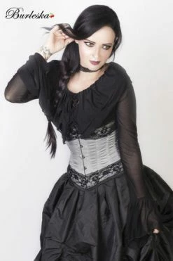 Burleska Amanda Underbust Steel Boned Corset In Taffeta With Black Lace Details 14 Burleska Amanda Underbust Steel Boned Corset In Taffeta With Black Lace Details -Burleska shop amanda underbust steel boned corset in taffeta with black lace details burleska 3 300x